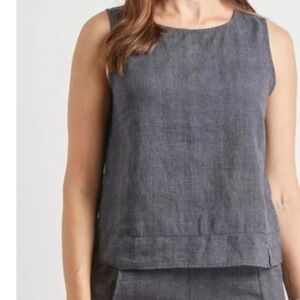 NWT Habitat Blue Linen Tank, XL